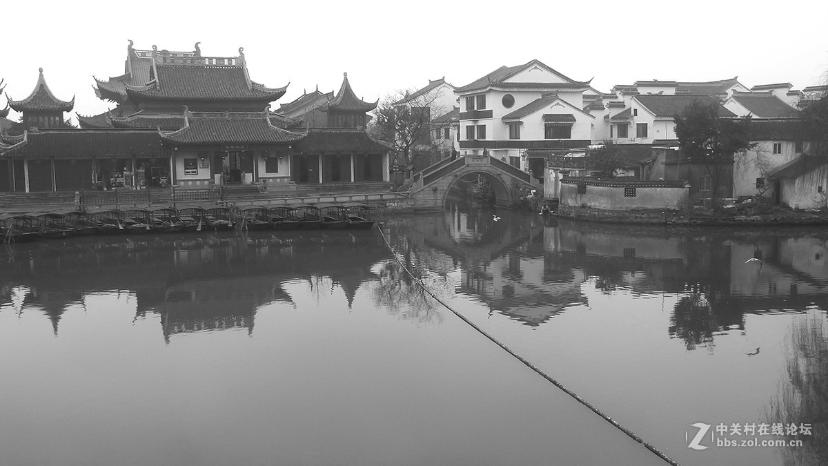 锦溪古镇——黑白篇