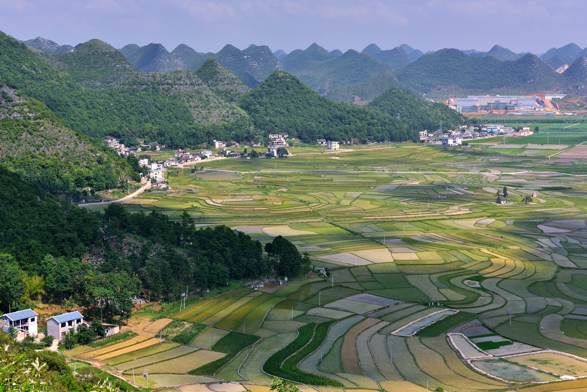 家乡风景之大自然的调色板大美海庄田园