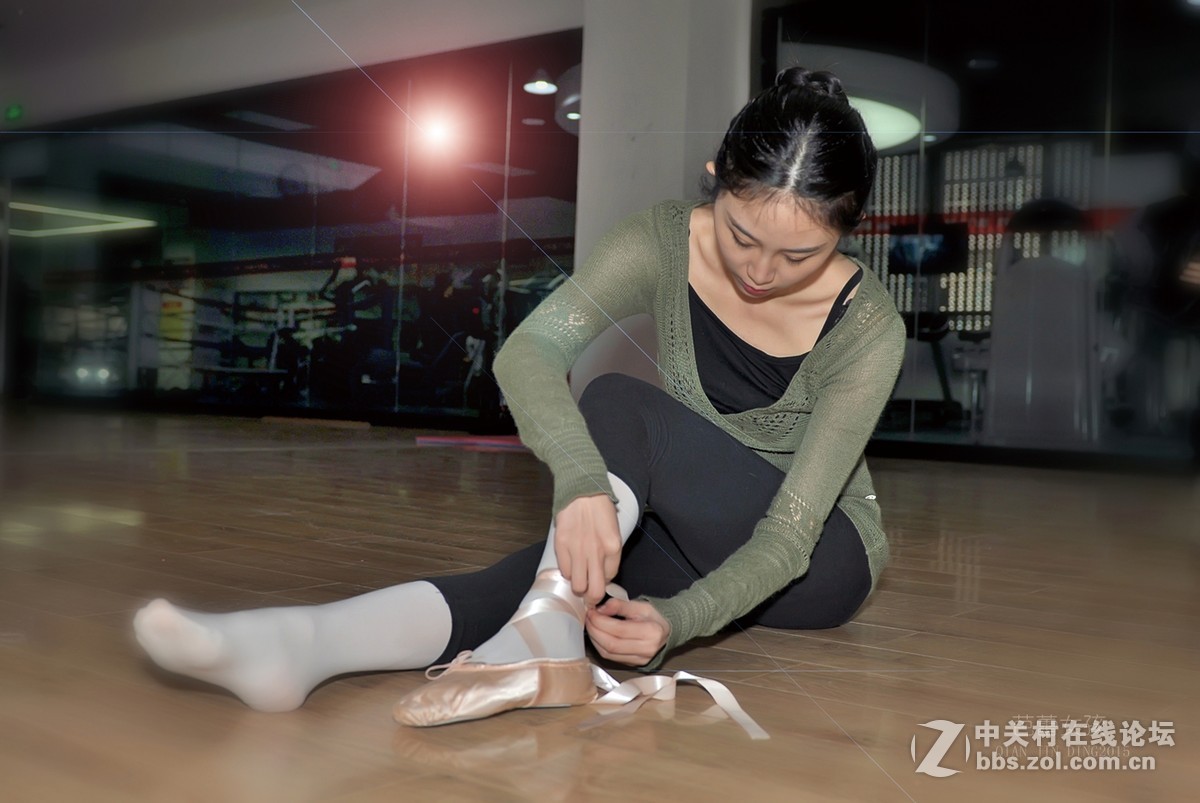 练功的芭蕾女孩