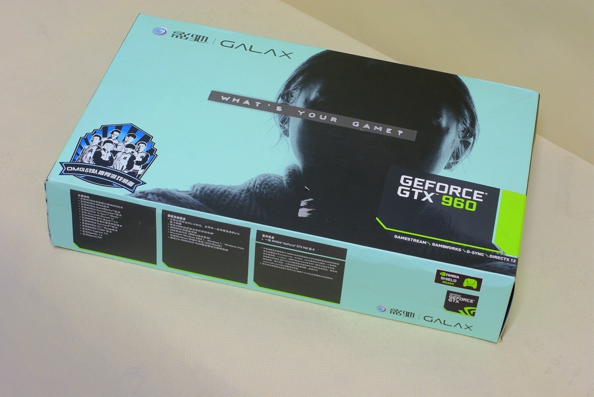 新年新气象，入手影驰GTX960 骨灰黑将版，开箱美图大鉴赏