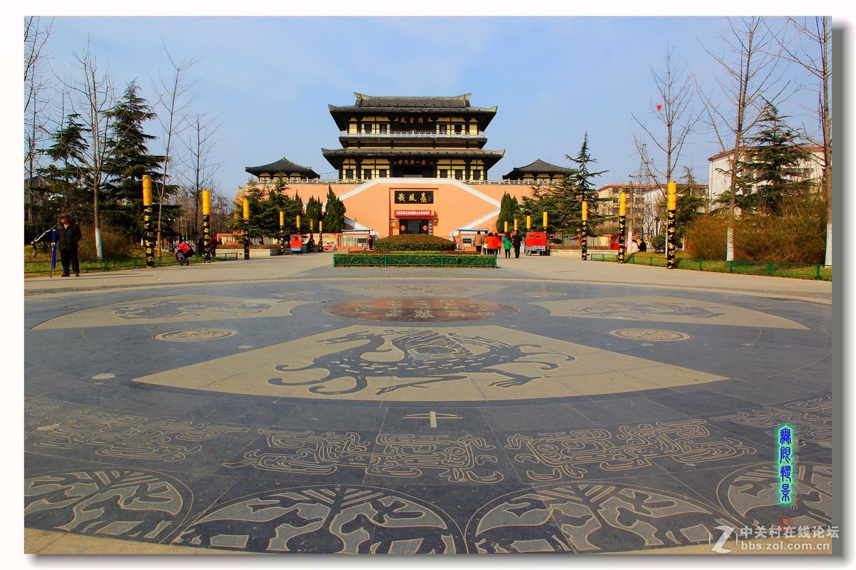 沛县汉街南门风景