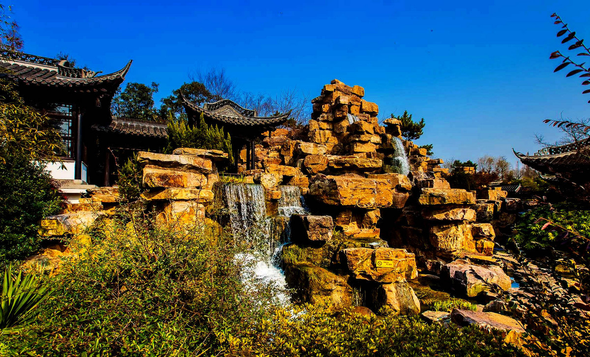 20150217扬州瘦西湖公园石壁流淙三