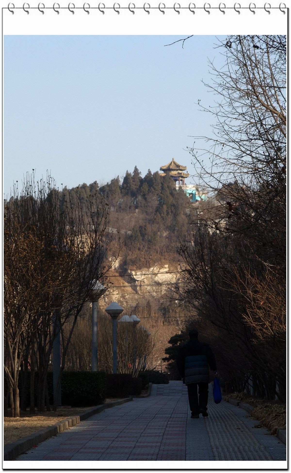 唐山鳳凰山祝好友新年快樂萬事如意