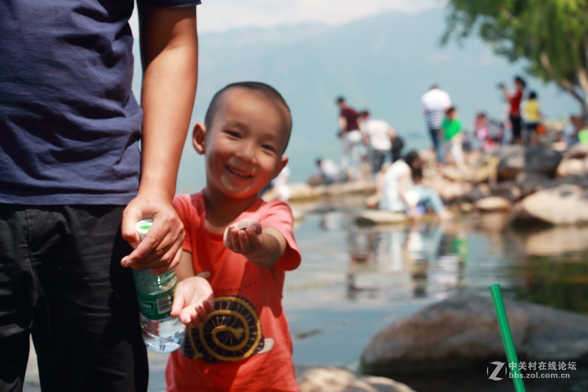 #镜头下的五一#+邛海钓虾虾