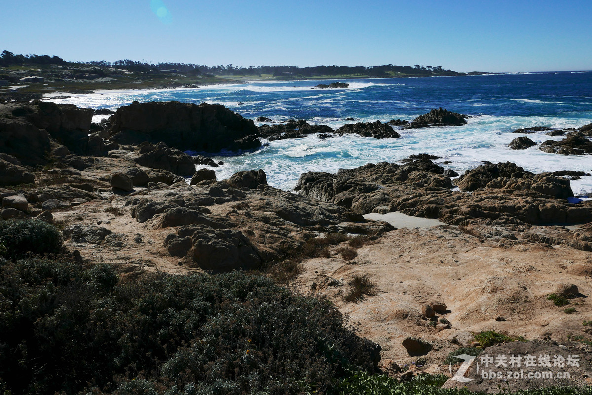 加州十七湾风光和奢华高尔夫球场