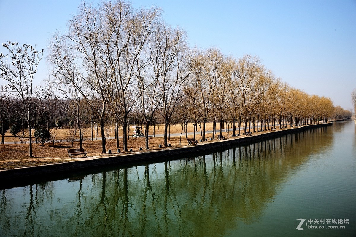 公园小景濮水河泮