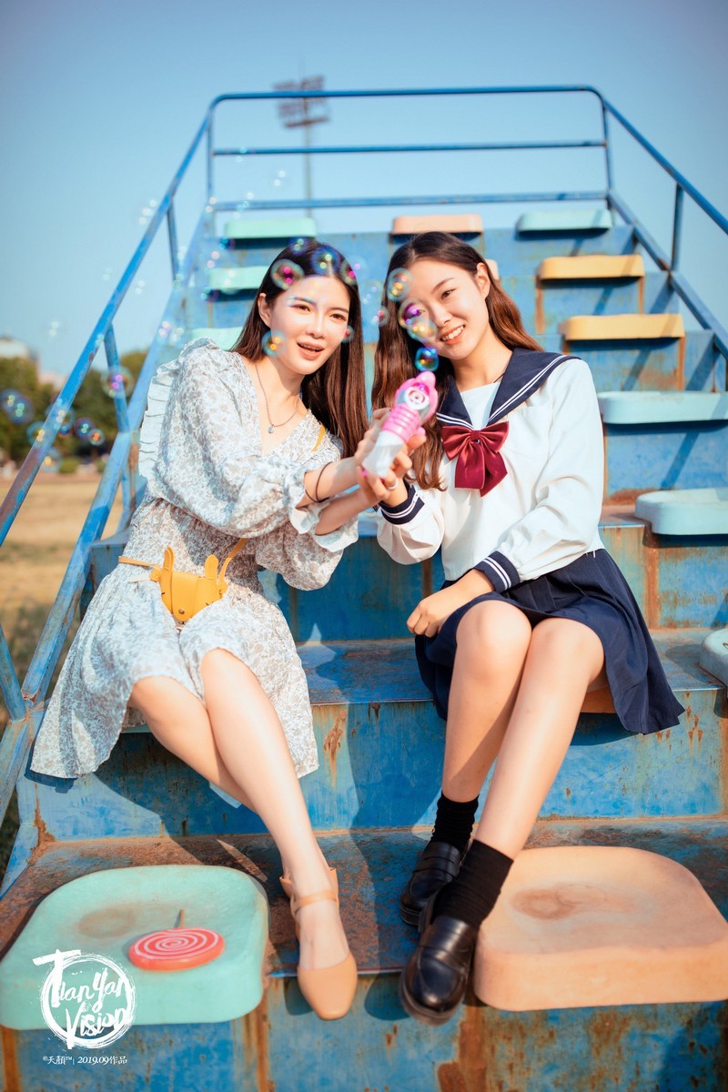 #【天颜摄影社】# 爱摄影的姐妹花