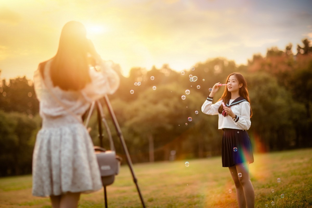 #【天颜摄影社】# 爱摄影的姐妹花