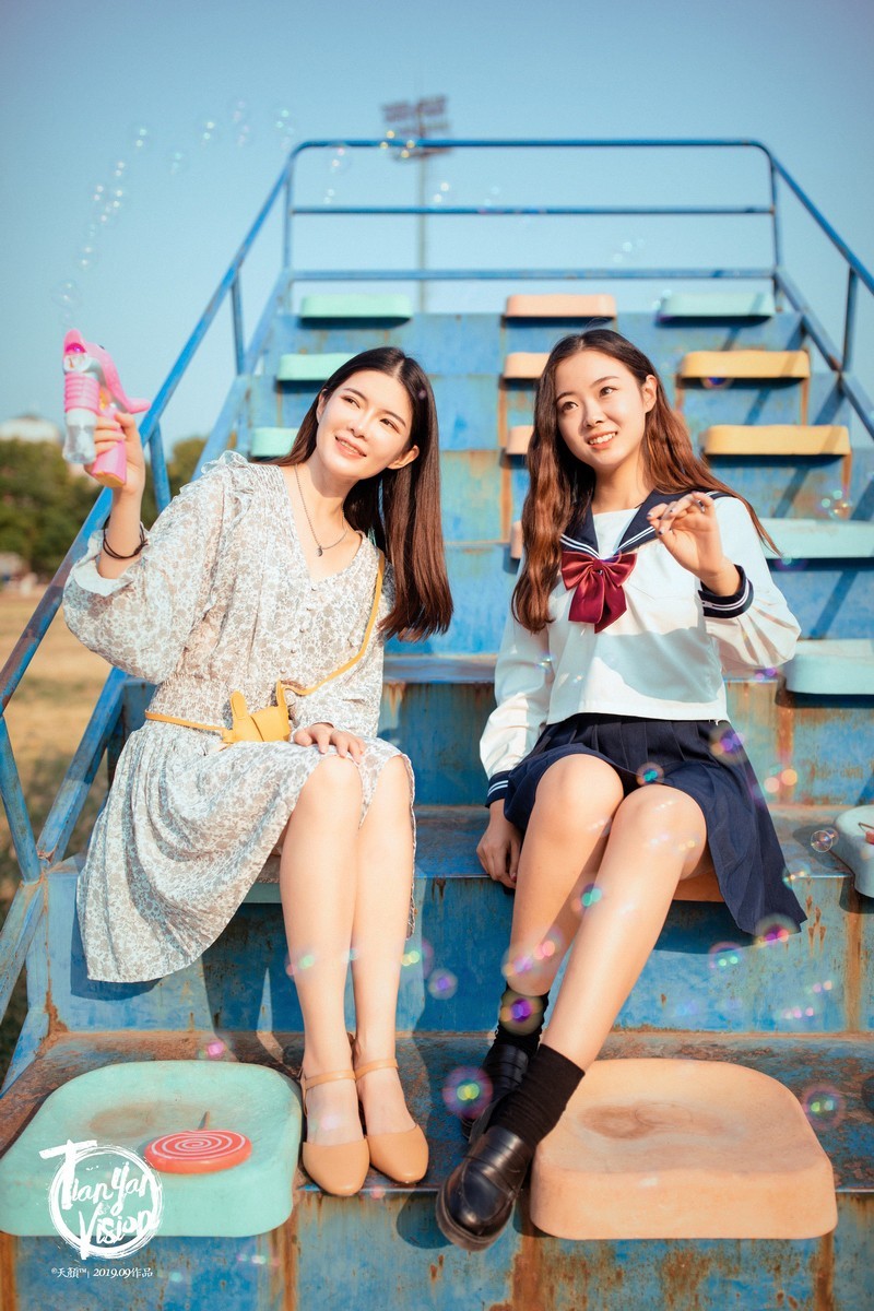 #【天颜摄影社】# 爱摄影的姐妹花