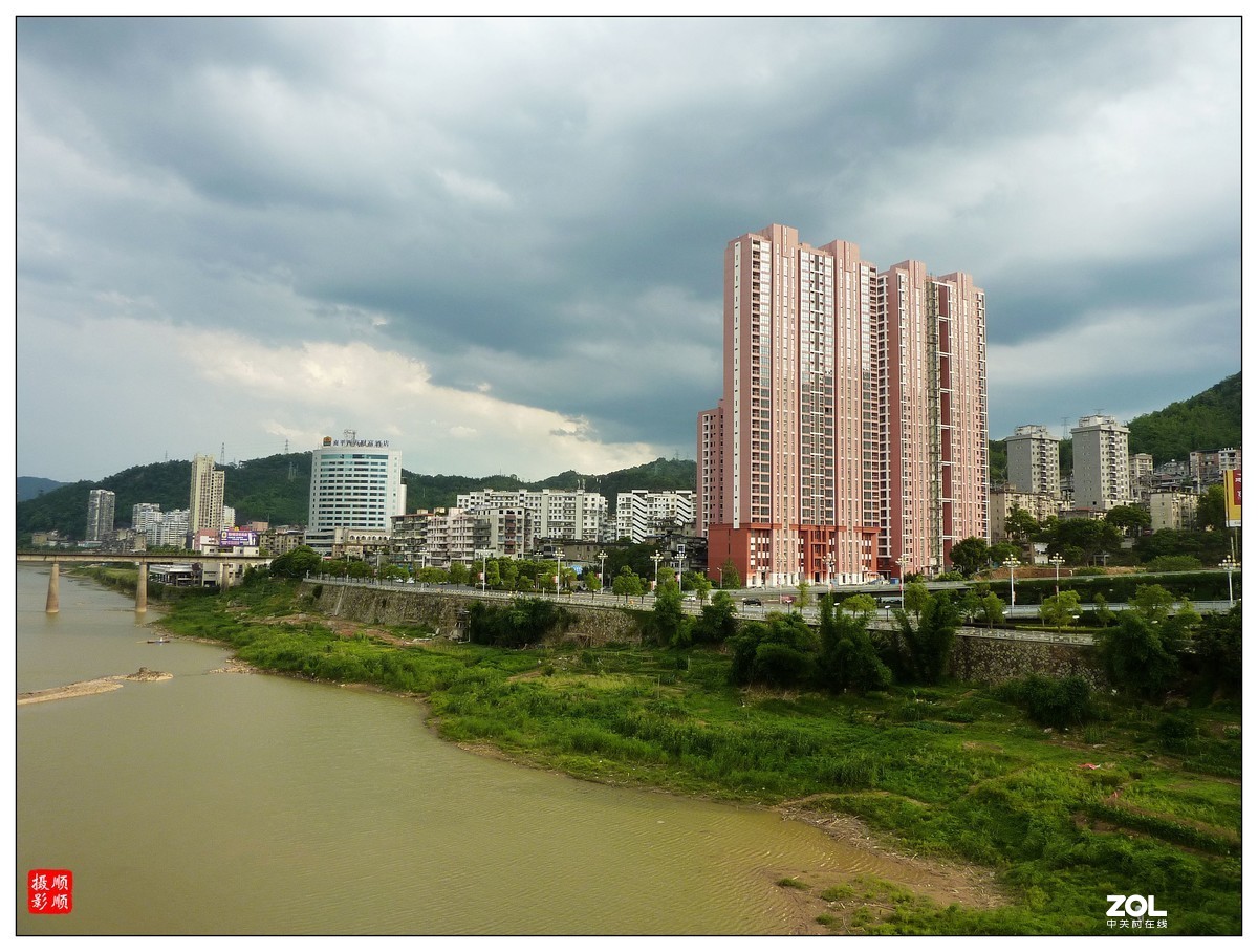 家乡的风景福建南平延平建溪大桥风景