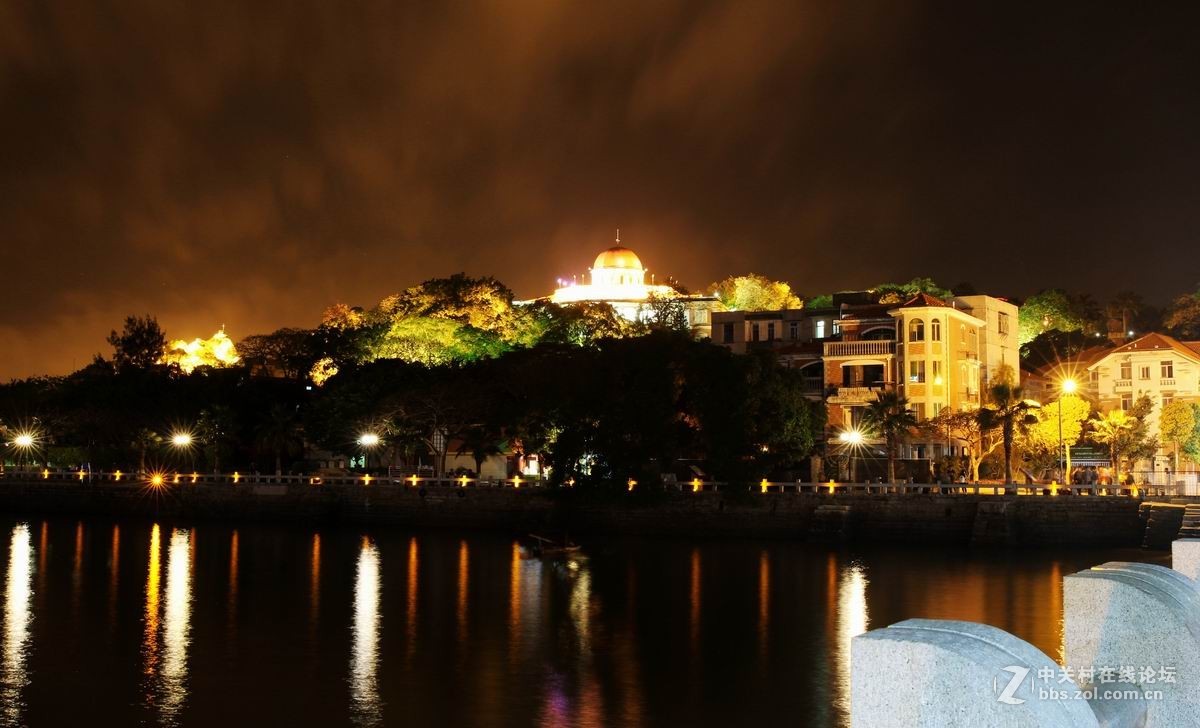 厦门鼓浪屿夜拍