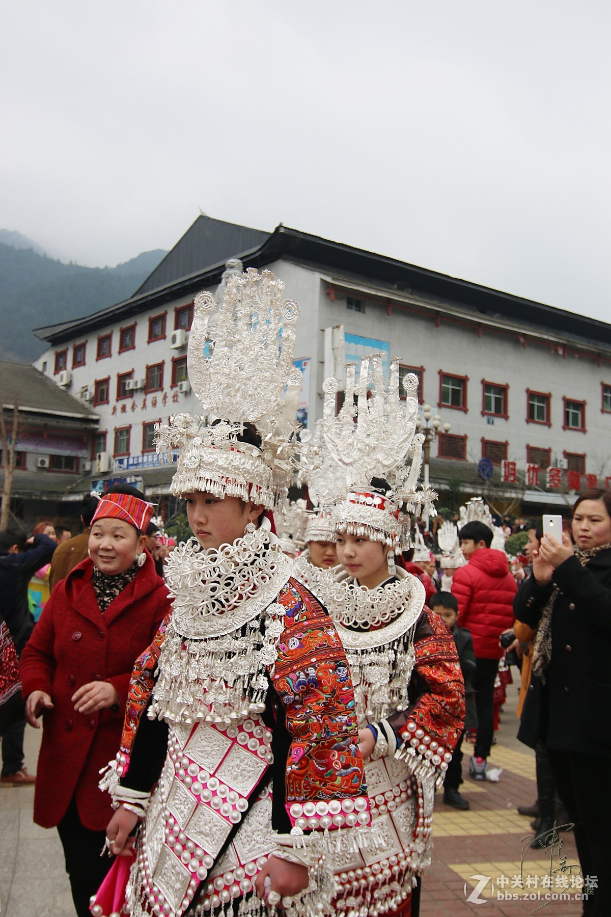 贵州省黔东南州剑河县我的家乡美丽的苗族姑娘们