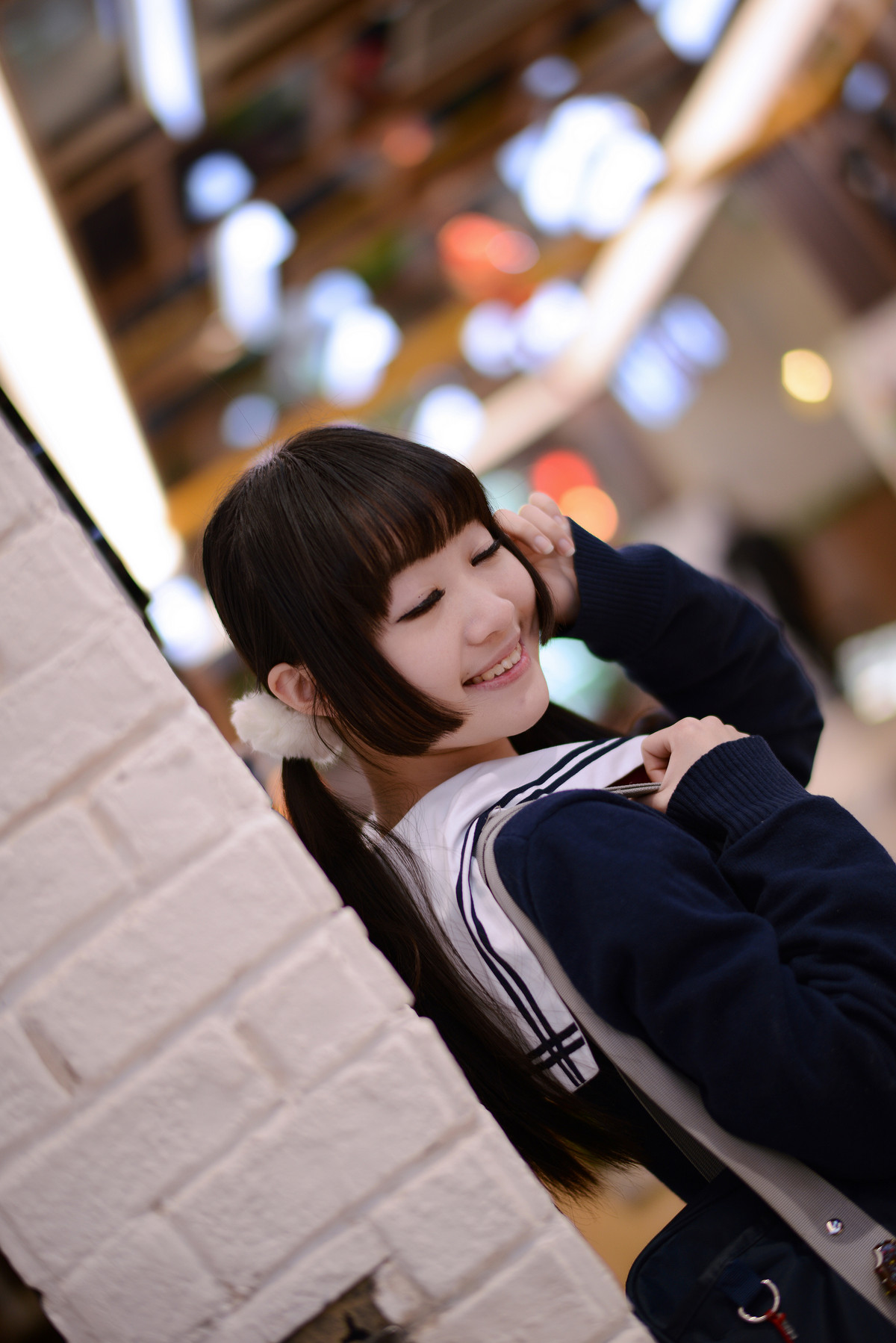 尼康58 1.4G 商场萌妹子人像 试镜 [2]