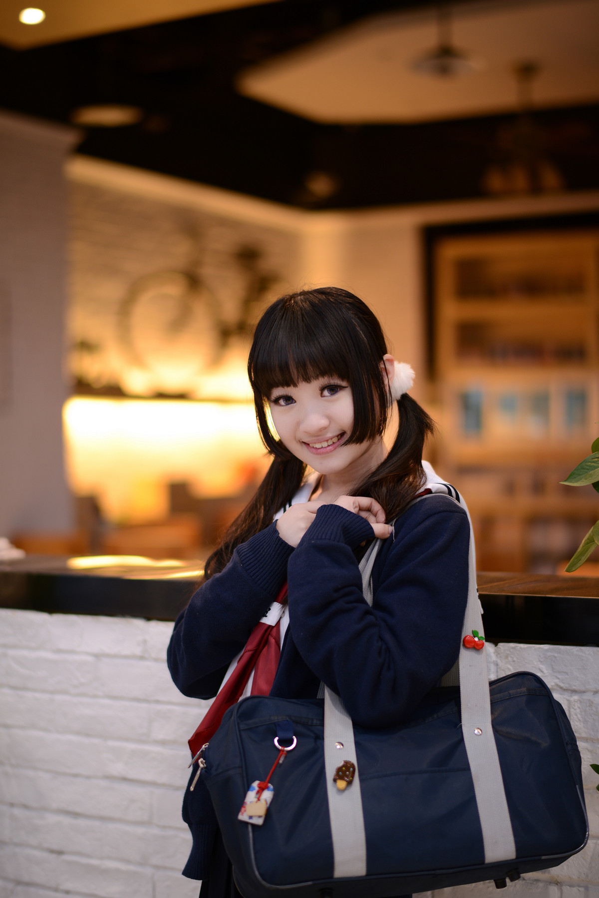 尼康58 1.4G 商场萌妹子人像 试镜 [2]