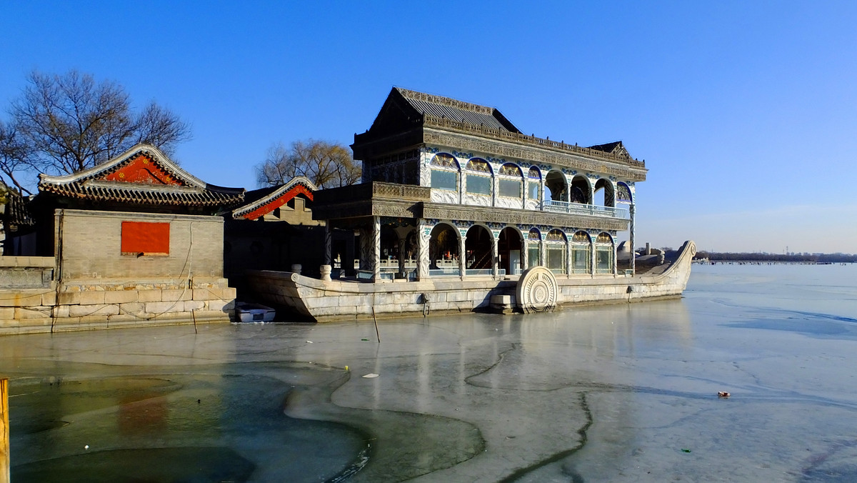 颐和园冬季美景