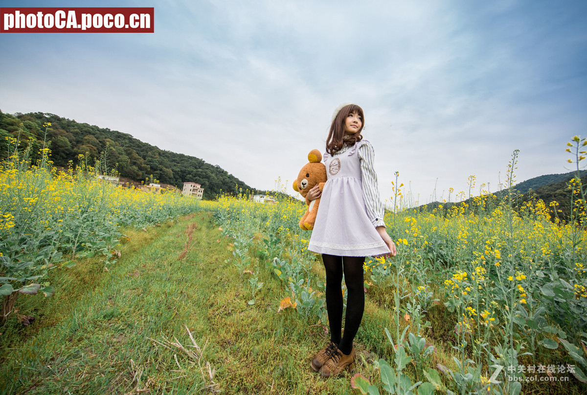 《金灿的时光之旅》--1124实拍大景油菜花人像