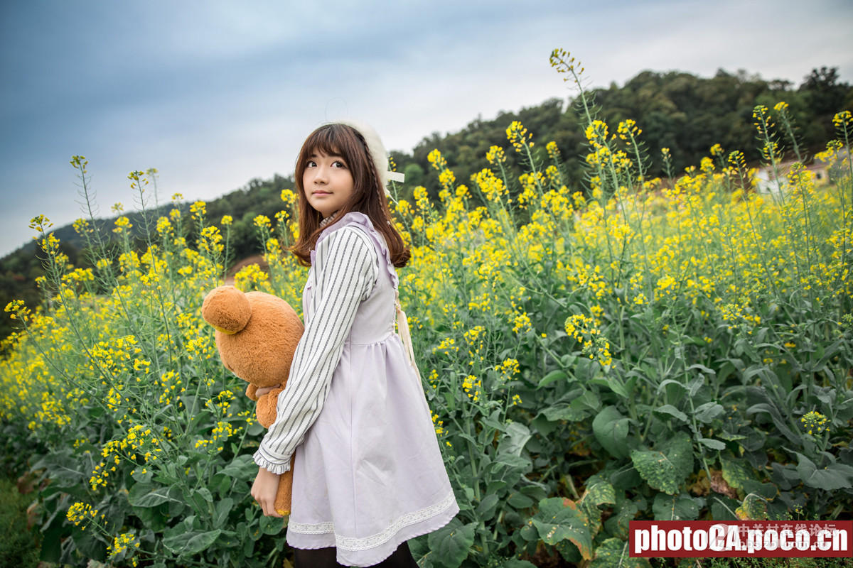 《金灿的时光之旅》--1124实拍大景油菜花人像