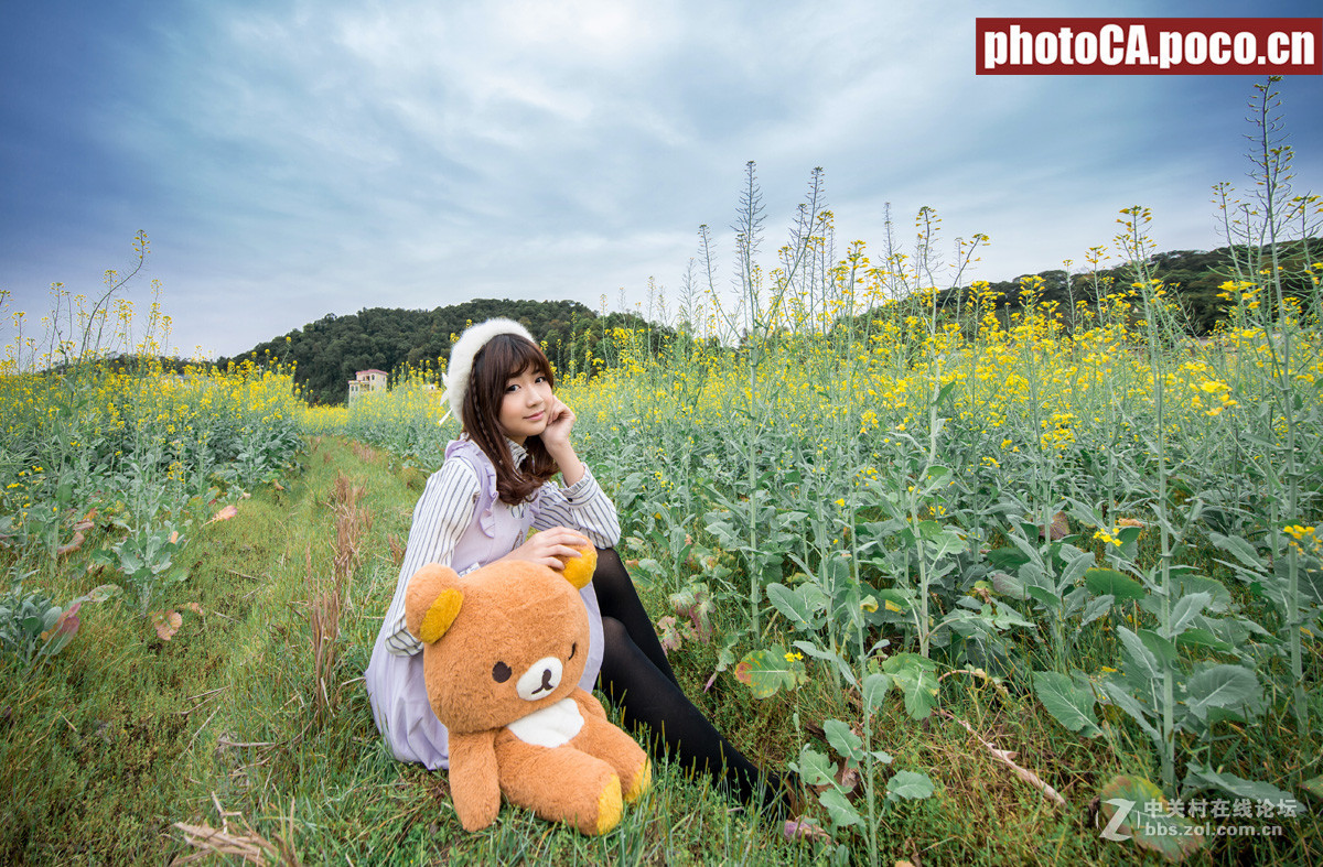 《金灿的时光之旅》--1124实拍大景油菜花人像