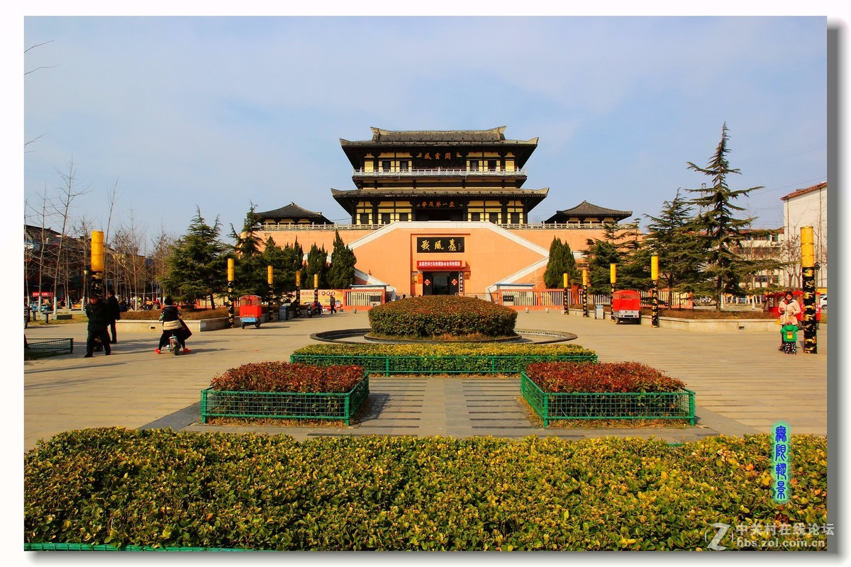 沛县汉街南门风景