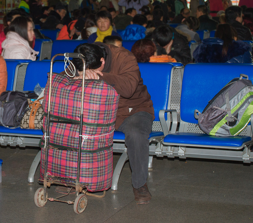 #回家#2015烟台春运——小心赶不上车