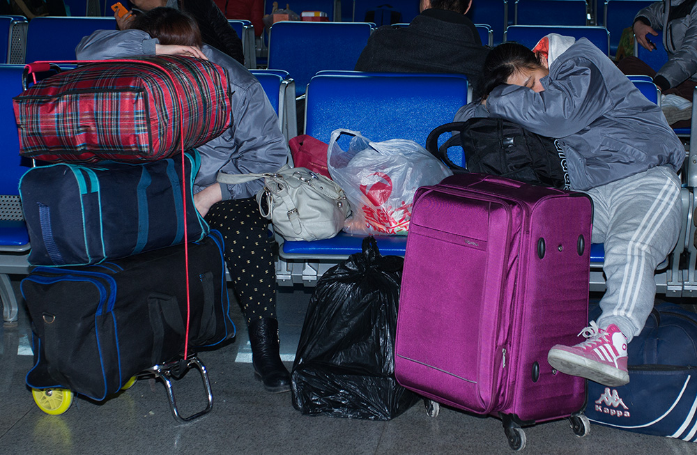 #回家#2015烟台春运——小心赶不上车