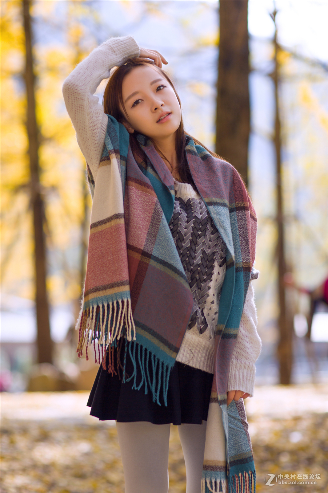 诸暨五泄秋景人像