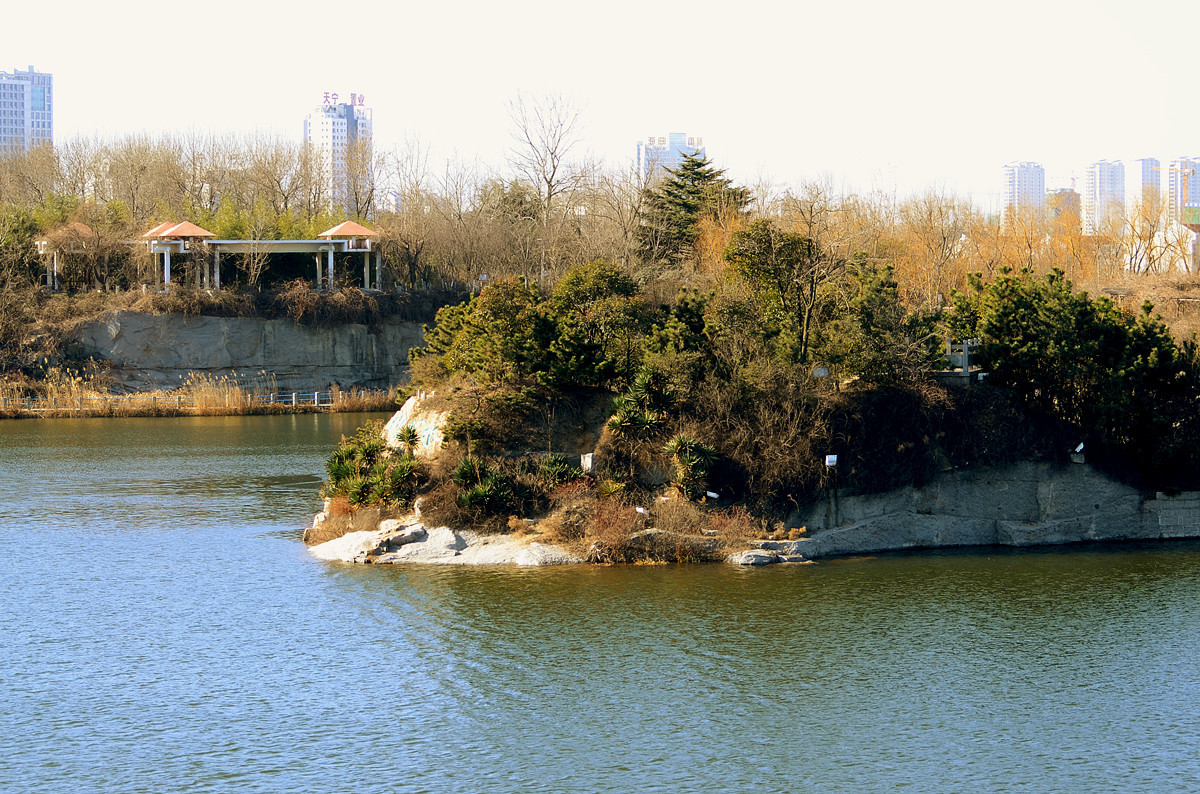 银河公园冬季景色