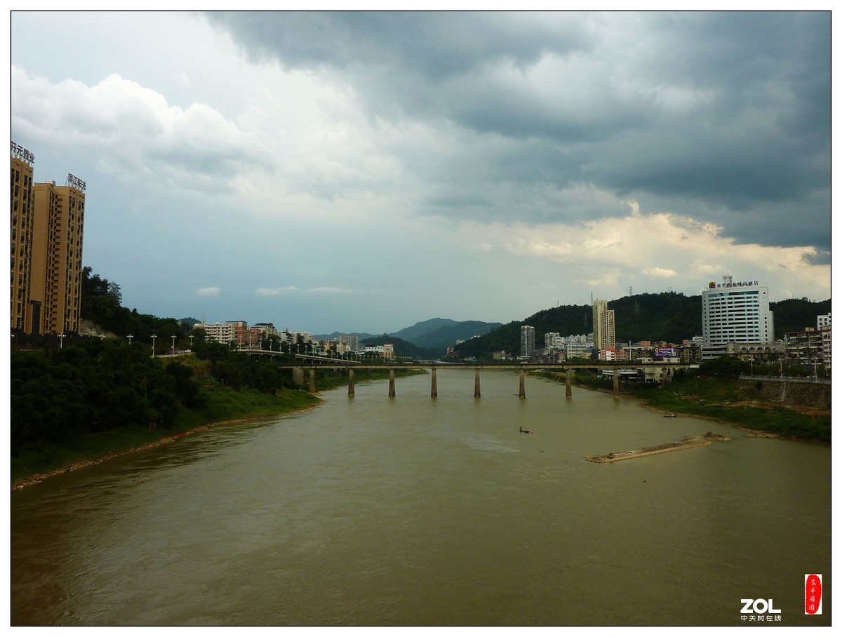 家乡的风景福建南平延平建溪大桥风景