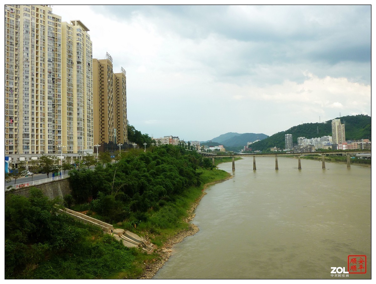 家乡的风景福建南平延平建溪大桥风景