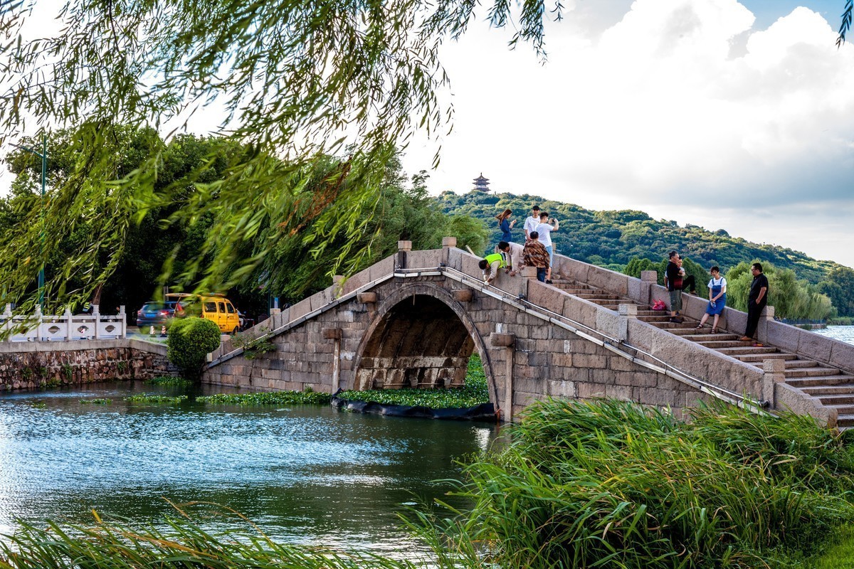 蠡湖风景 雨后天气晴朗