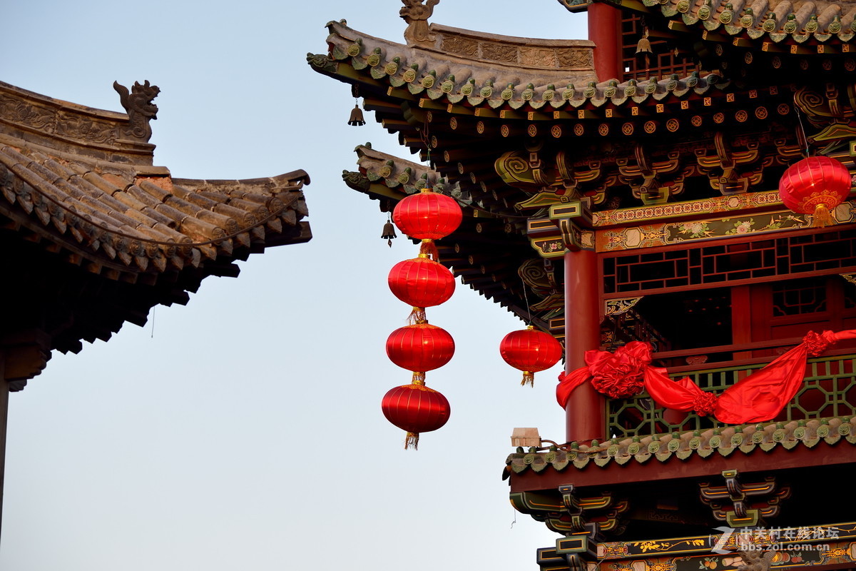 红红火火过大年--榆次老城大红灯笼高高挂-中关村在线摄影论坛