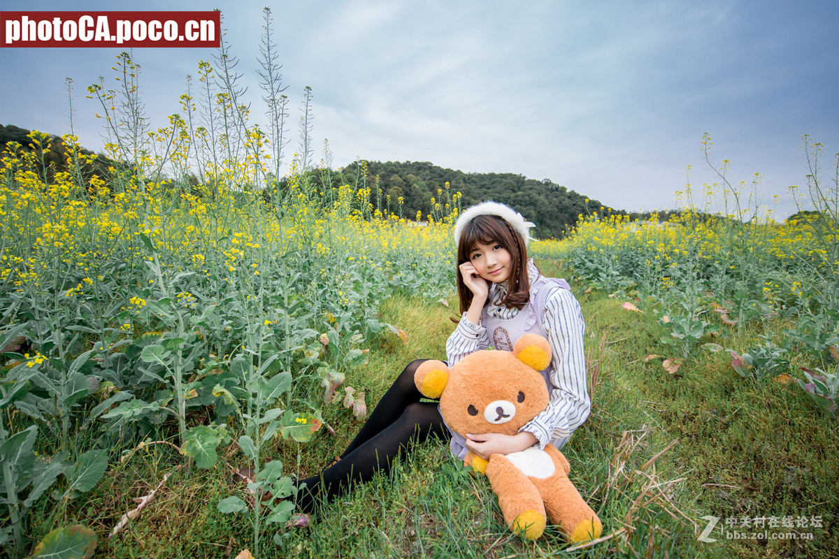 《金灿的时光之旅》--1124实拍大景油菜花人像