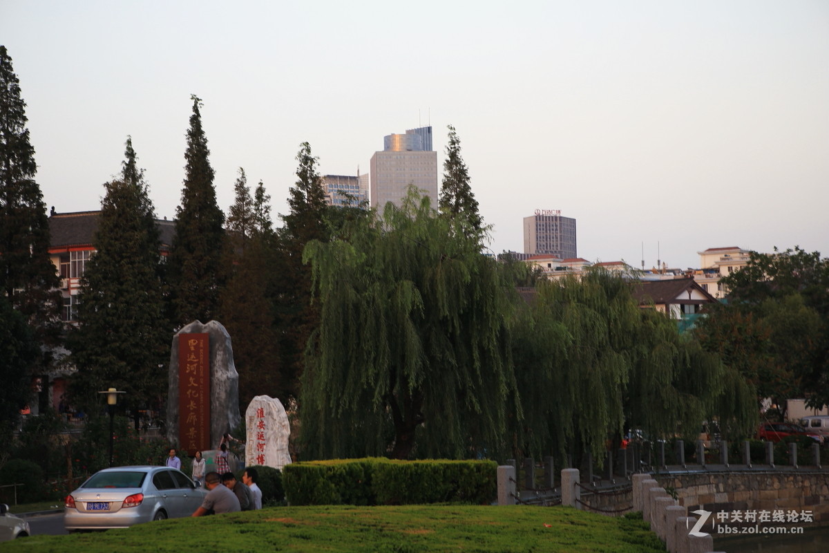 清江浦大闸口黄昏景
