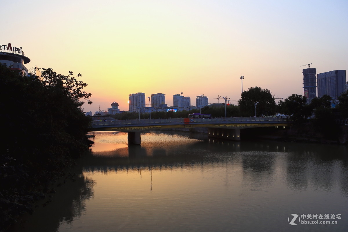 清江浦大闸口黄昏景