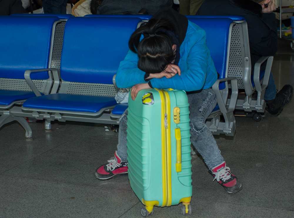 #回家#2015烟台春运——小心赶不上车