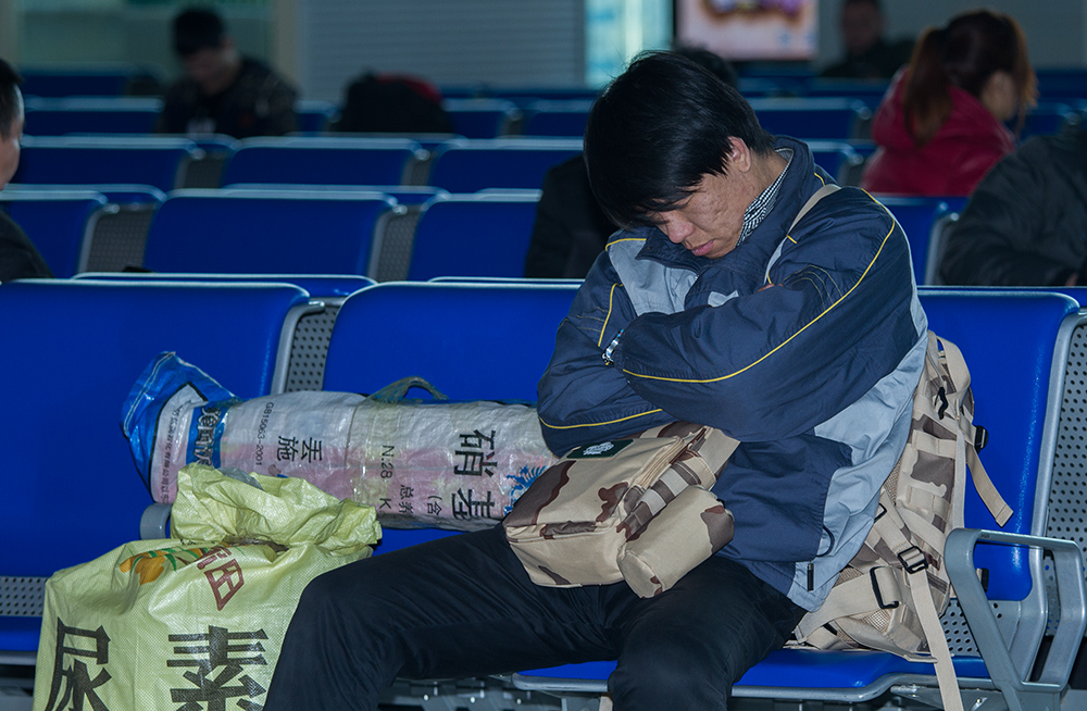 #回家#2015烟台春运——小心赶不上车