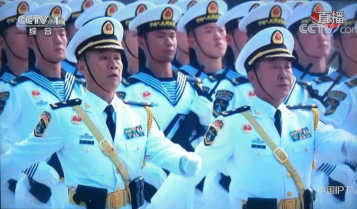 国庆70周年大阅兵分列式央视直播手机摄影