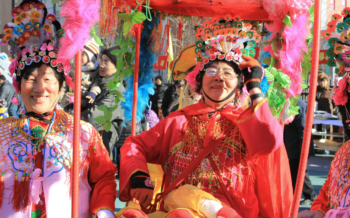 #喜洋洋中国年民俗摄影大赛#---庙会秧歌