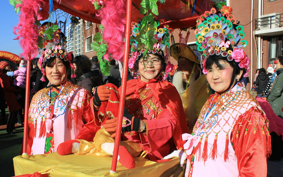 #喜洋洋中国年民俗摄影大赛#---庙会秧歌