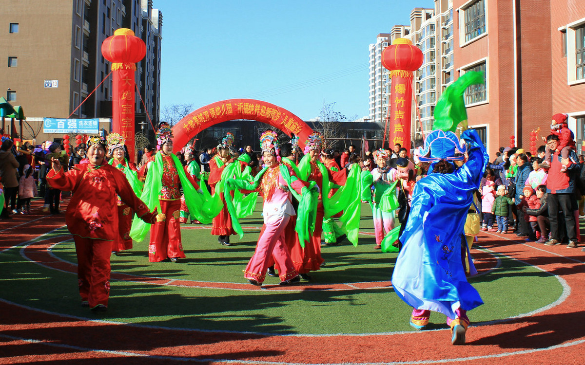 #喜洋洋中国年民俗摄影大赛#---庙会秧歌