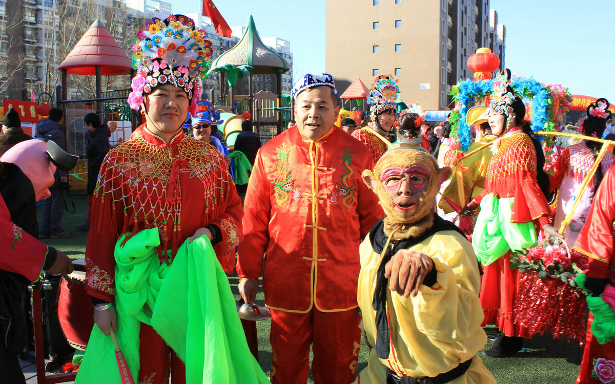 #喜洋洋中国年民俗摄影大赛#---庙会秧歌