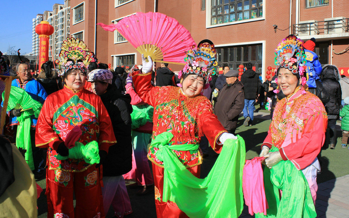 #喜洋洋中国年民俗摄影大赛#---庙会秧歌