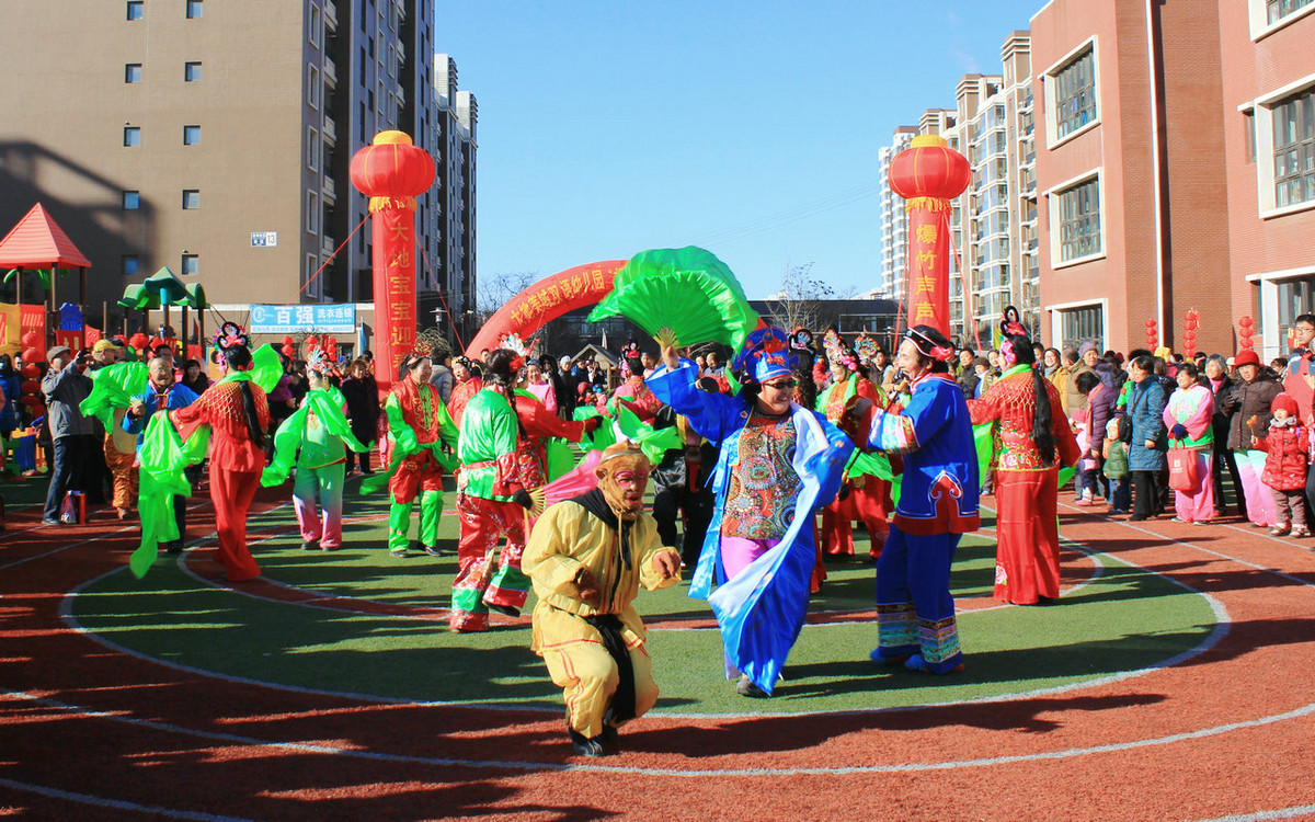 #喜洋洋中国年民俗摄影大赛#---庙会秧歌