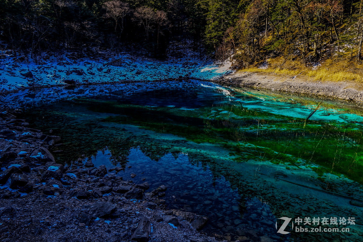 九寨沟的冬景  3