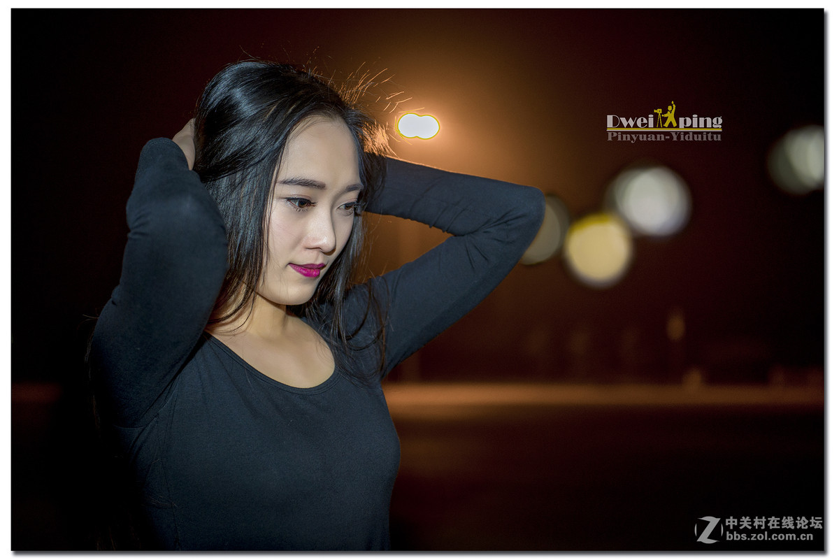 #寻找尼康镜头中最美模特#【夜美人】 （老阿推荐）