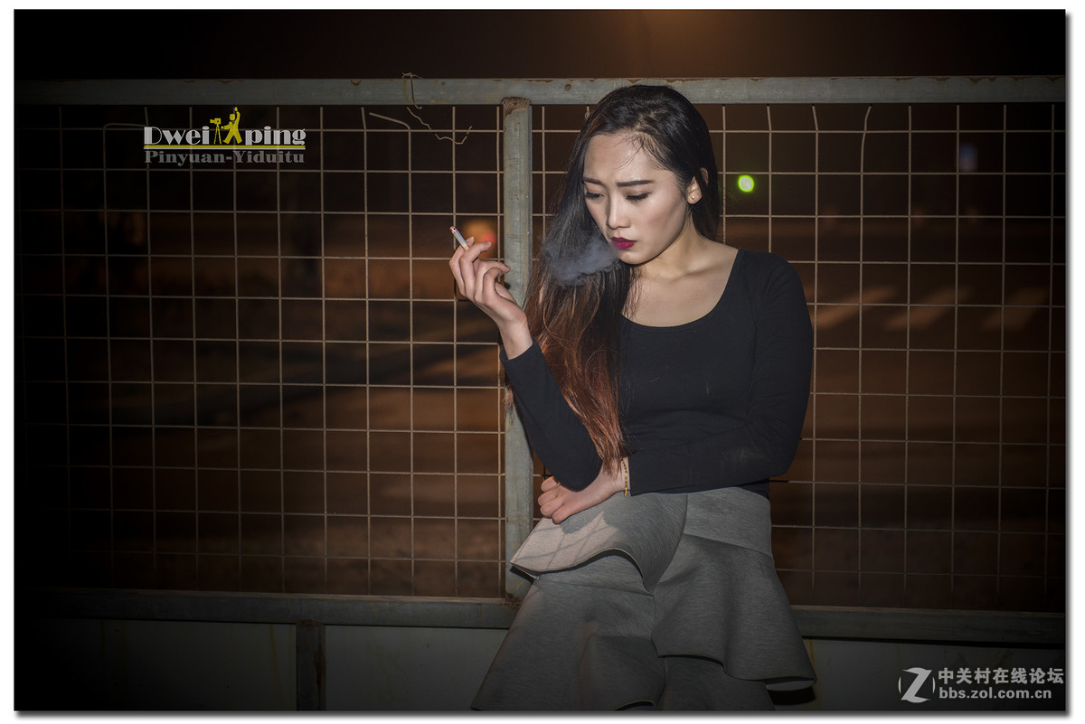 #寻找尼康镜头中最美模特#【夜美人】 （老阿推荐）