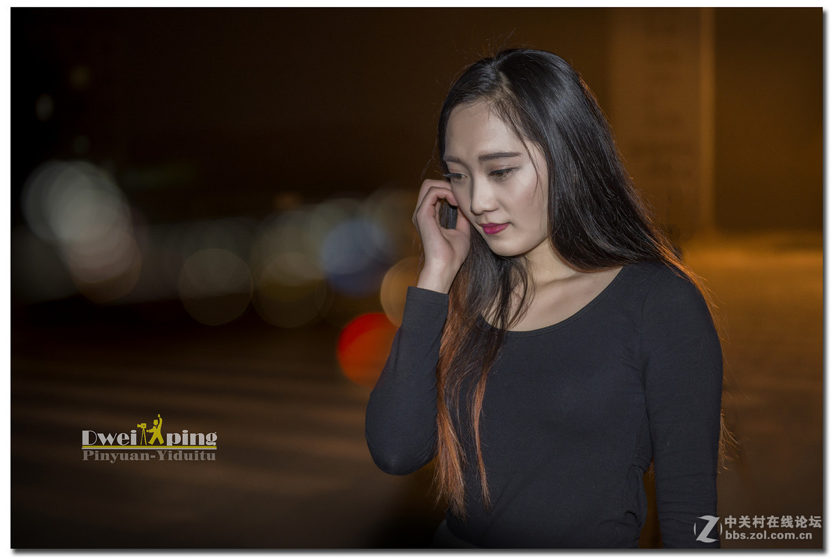 #寻找尼康镜头中最美模特#【夜美人】 （老阿推荐）