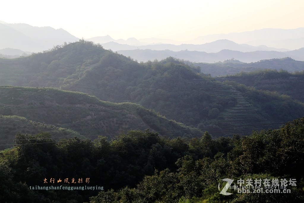 高速公路穿过太行山