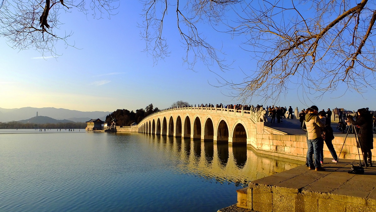 颐和园冬季美景