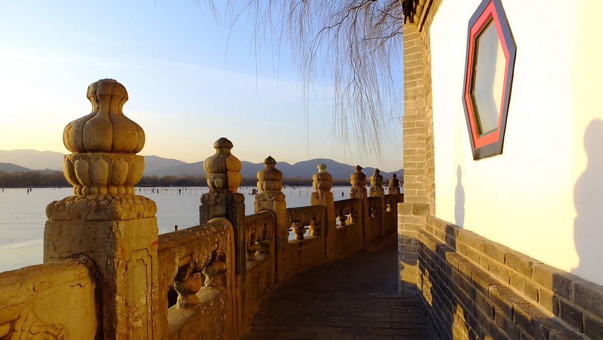 颐和园冬季美景